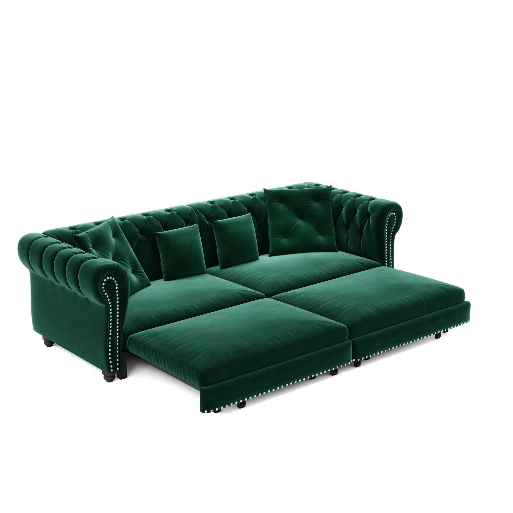 3 In 1 Pull Out Sofa Bed With Movable Ottoman by HouseOfZazla