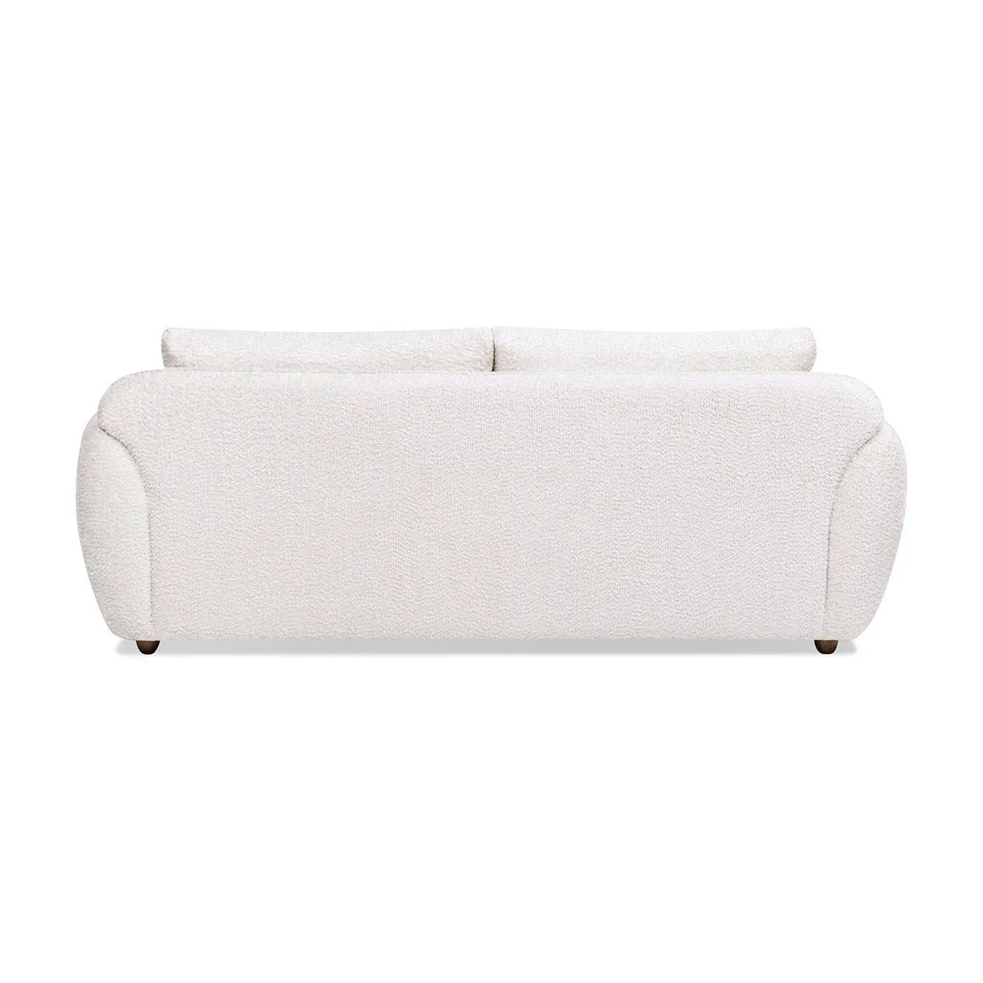 Sharon - Puffy Arm Sofa - Alpaca Off-White by Unique Piece Furniture