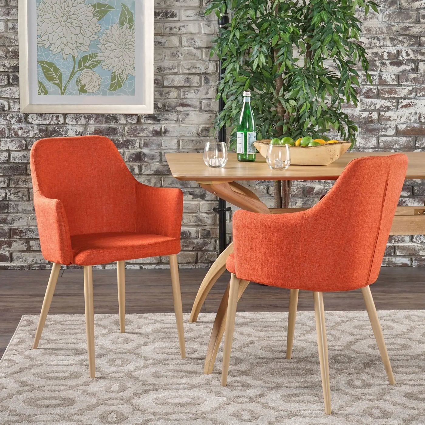 Elegant Dining Chair With Contoured Support by HouseOfZazla