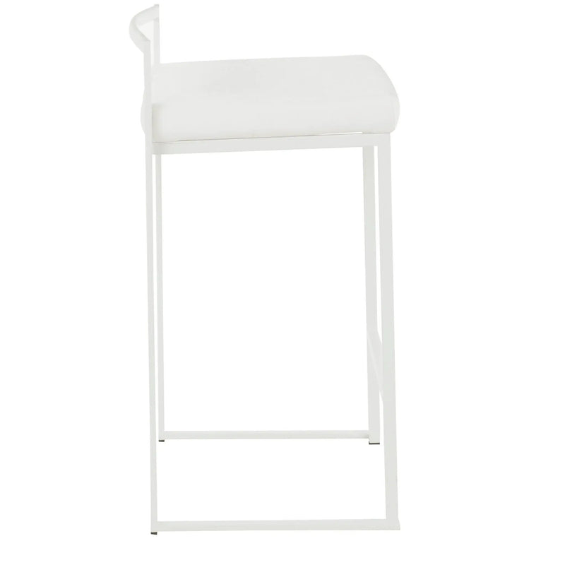 Fuji - Simple Elegance, Contemporary Stackable Counter Stool by HouseOfZazla