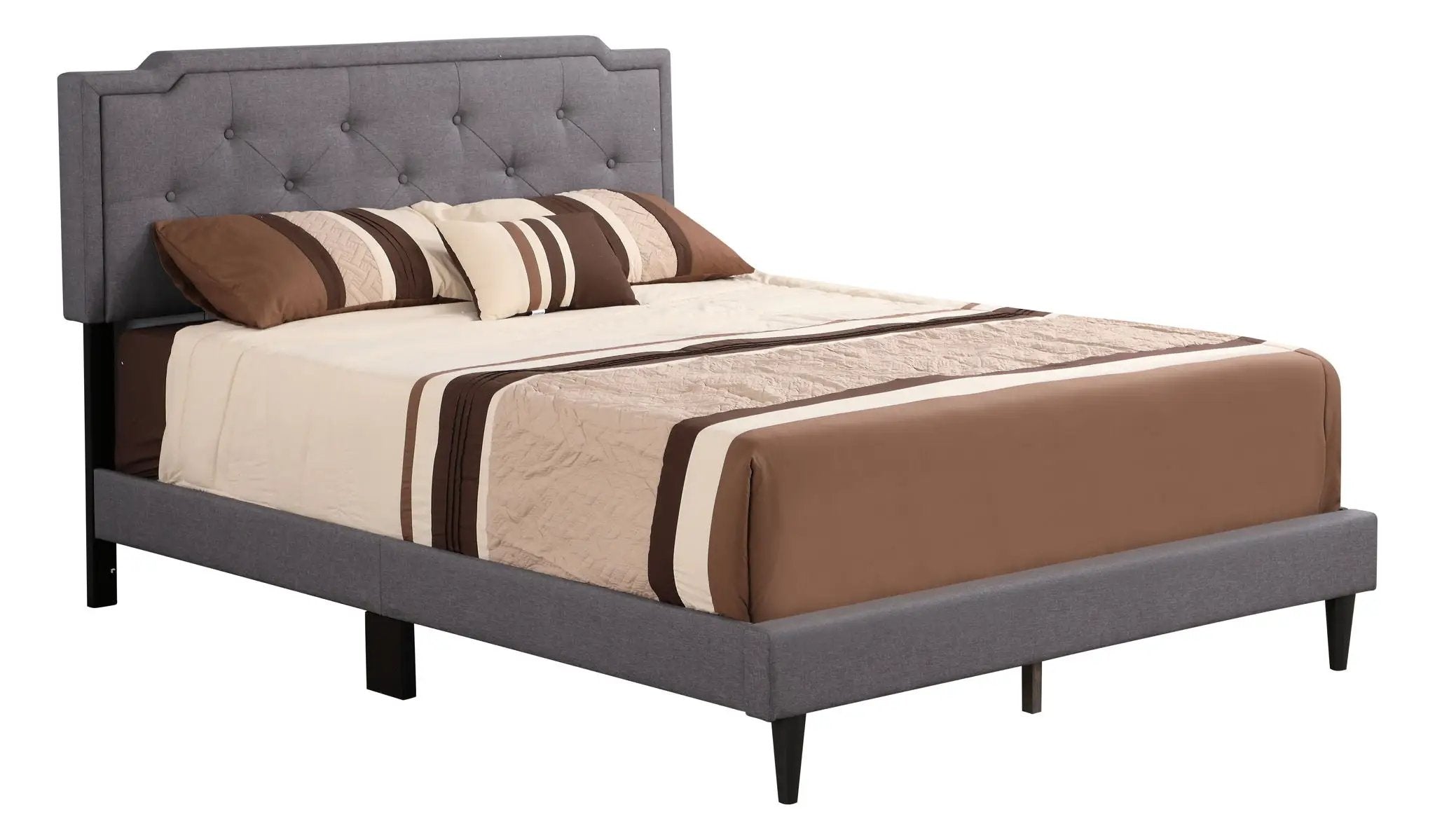 Button Tufted Bed Charming For Cozy Spaces by HouseOfZazla