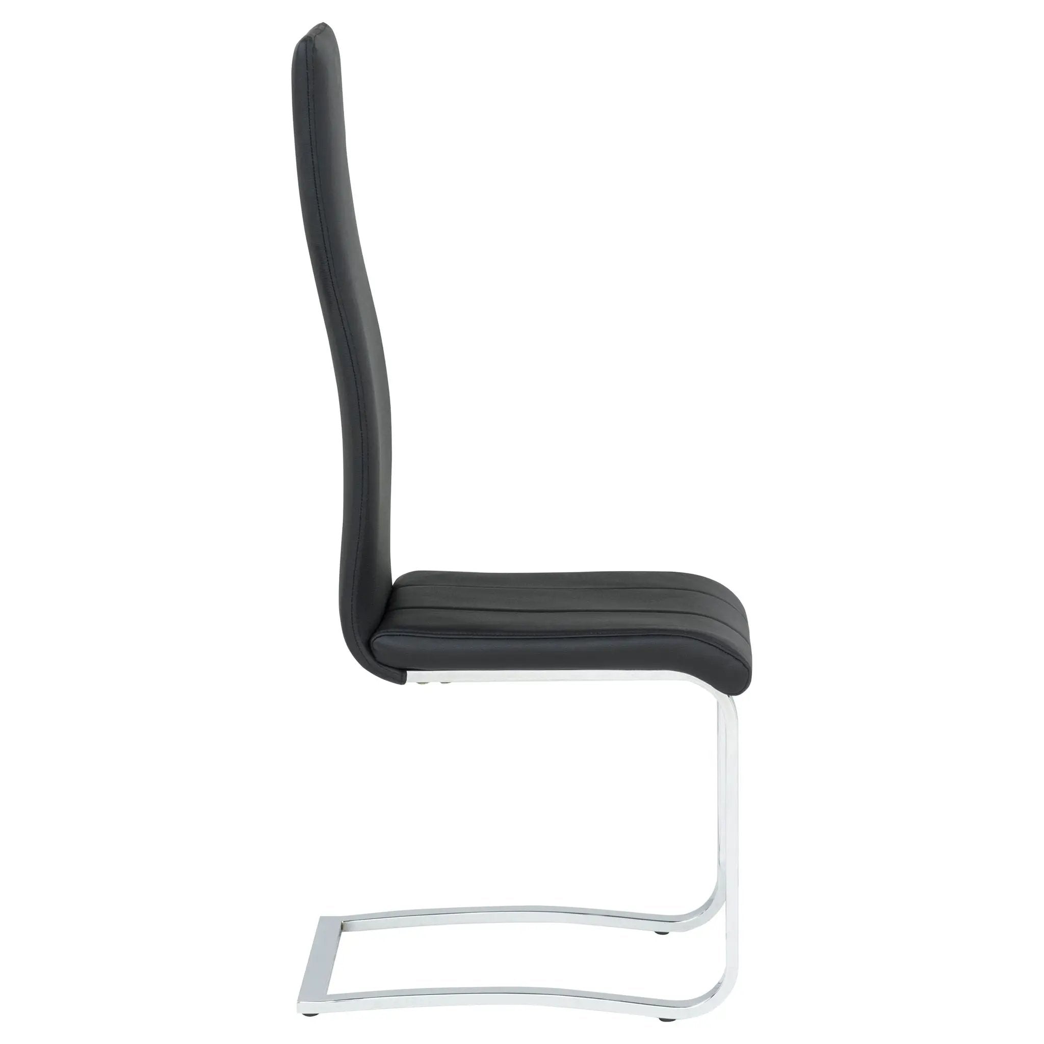 High Back Side Chairs Dining Chairs With Padded Upholstery (Set of 4) by HouseOfZazla