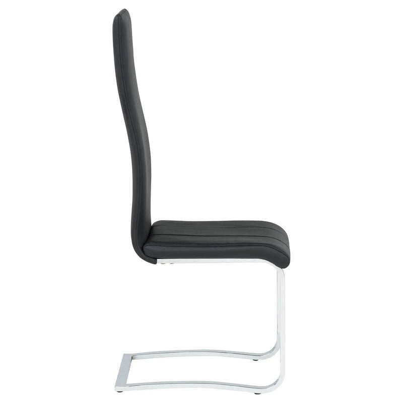 High Back Side Chairs Dining Chairs With Padded Upholstery (Set of 4) by HouseOfZazla