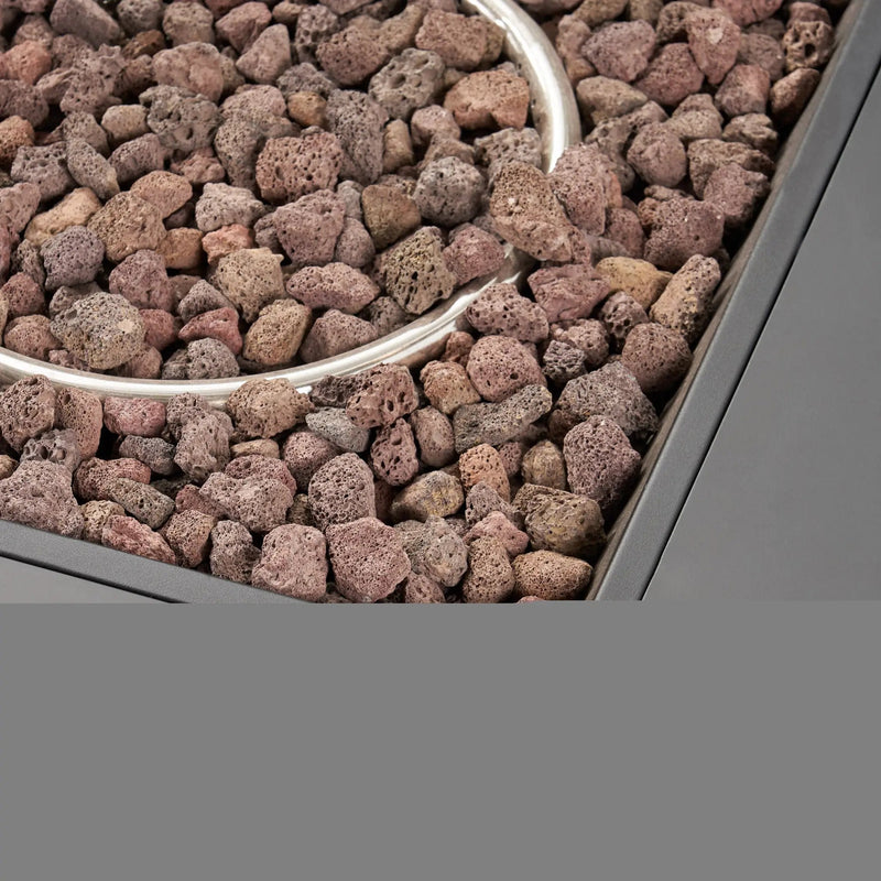 39'' Square Iron Fire Pit - 50,000 BTU by HouseOfZazla