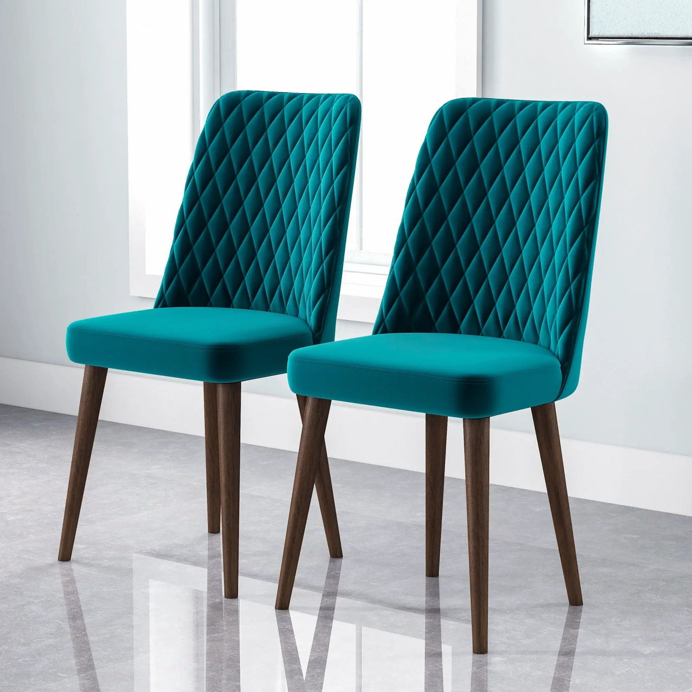 Katie - Mid-Century Modern Dining Chair (Set of 2) by HouseOfZazla