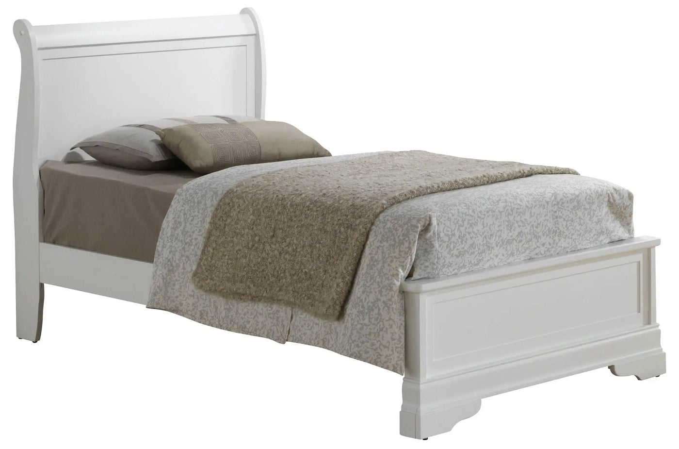 Sleigh Bed With Low Footboard by HouseOfZazla