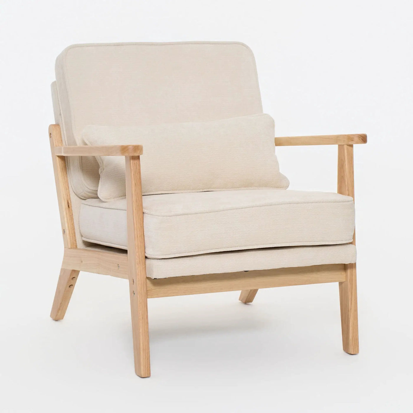 Living Room Chair With Lumbar Pillow by HouseOfZazla