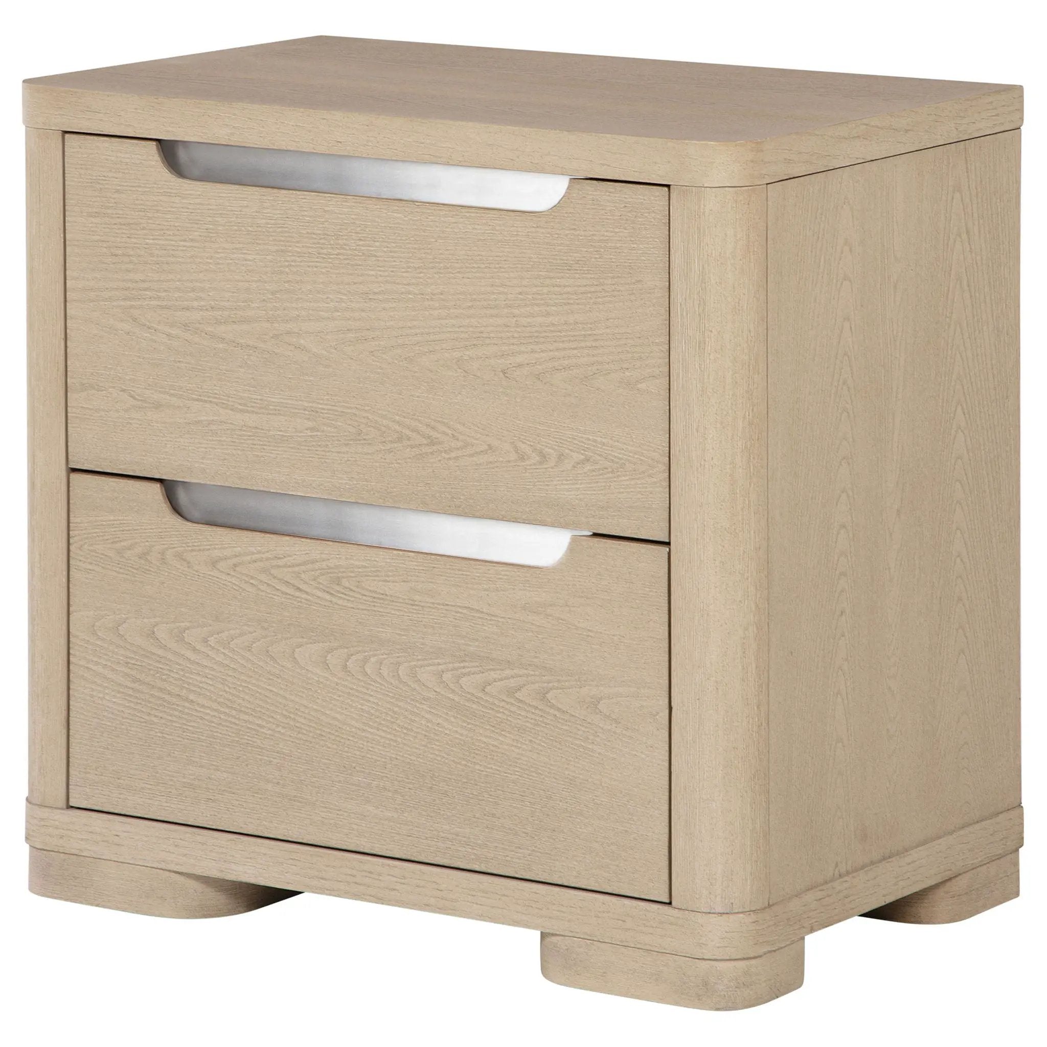 Ladera 2-drawer Nightstand Bedside Table Light Elm by Unique Piece Furniture