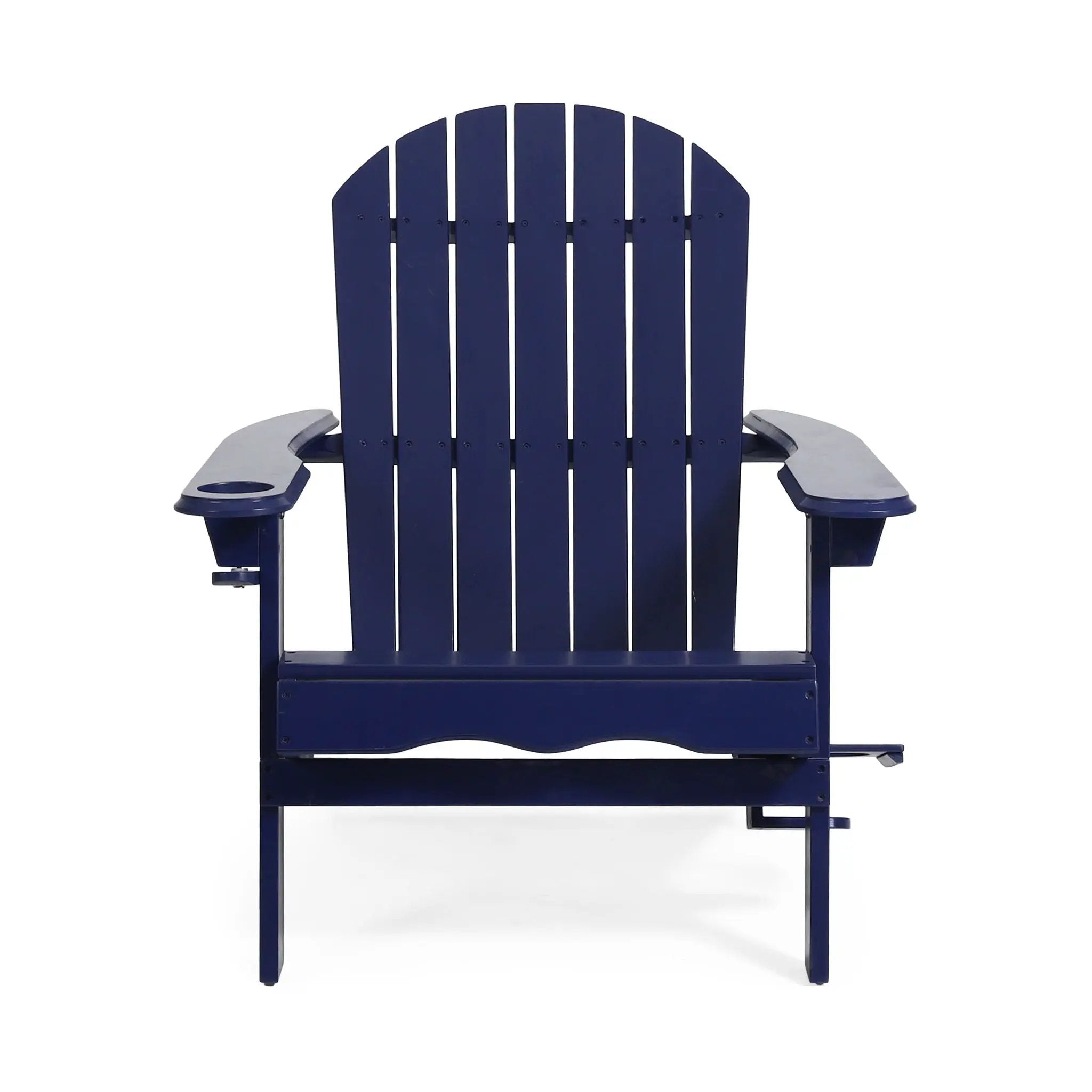 Zenithia Outdoor Foldable Adirondack Chair with 2 Cup Holders by HouseOfZazla