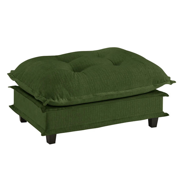 73 Chenille Ottoman