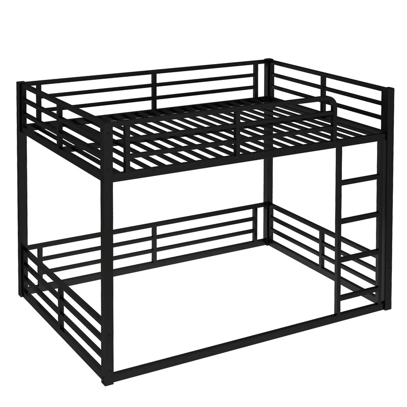 Metal Bunk Bed, Full XL Over Full XL Frame by HouseOfZazla