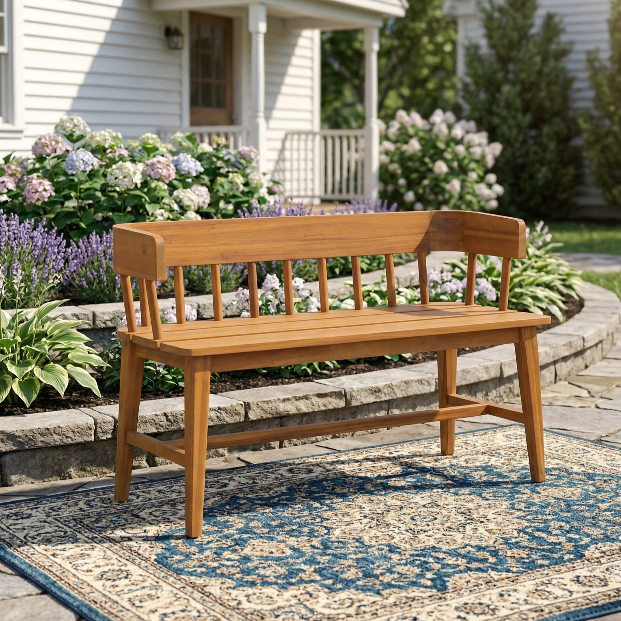 Bramley Outdoor Acacia Wood Bench by HouseOfZazla