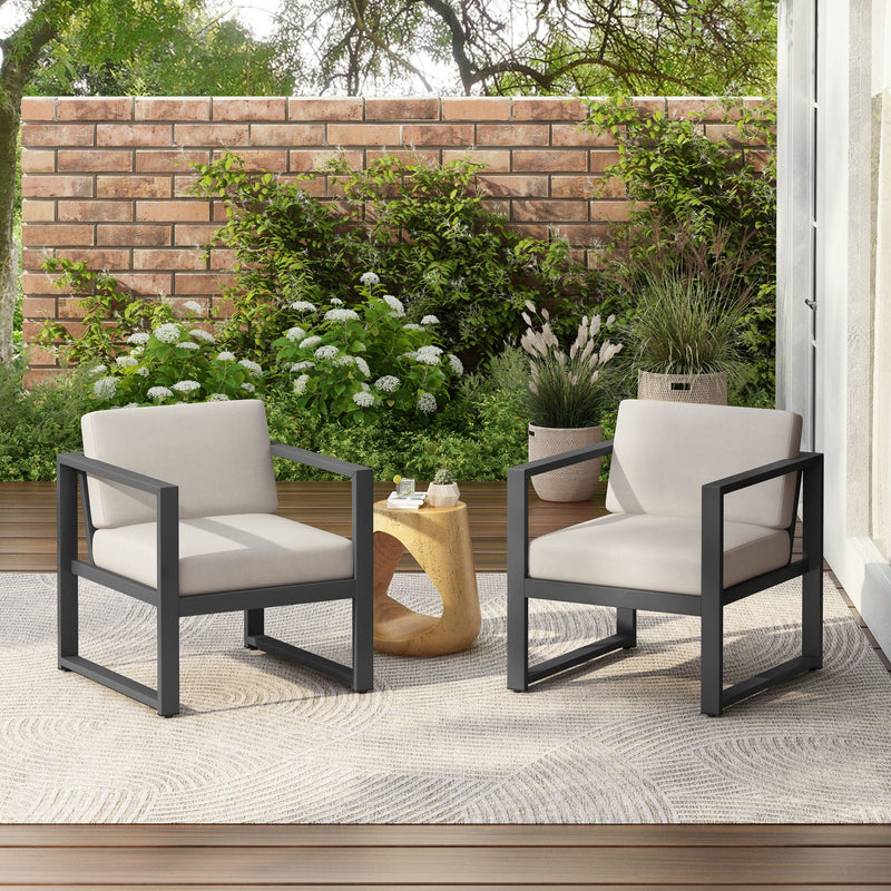 Navan Outdoor Patio Club Chair by HouseOfZazla