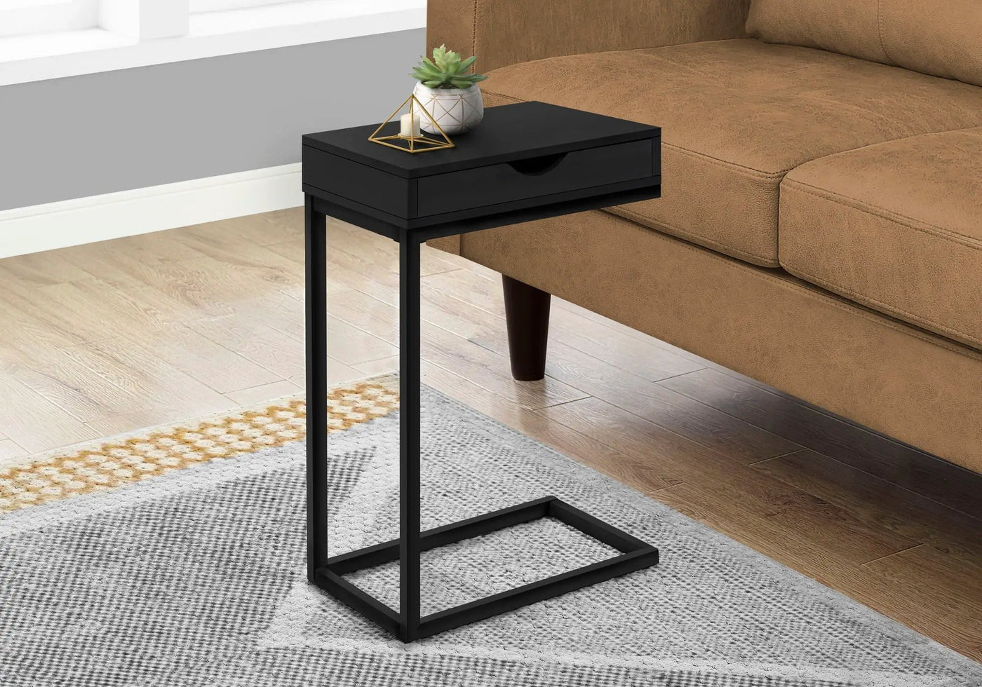 Accent Table, C - Shaped Contemporary Elegant Design by HouseOfZazla