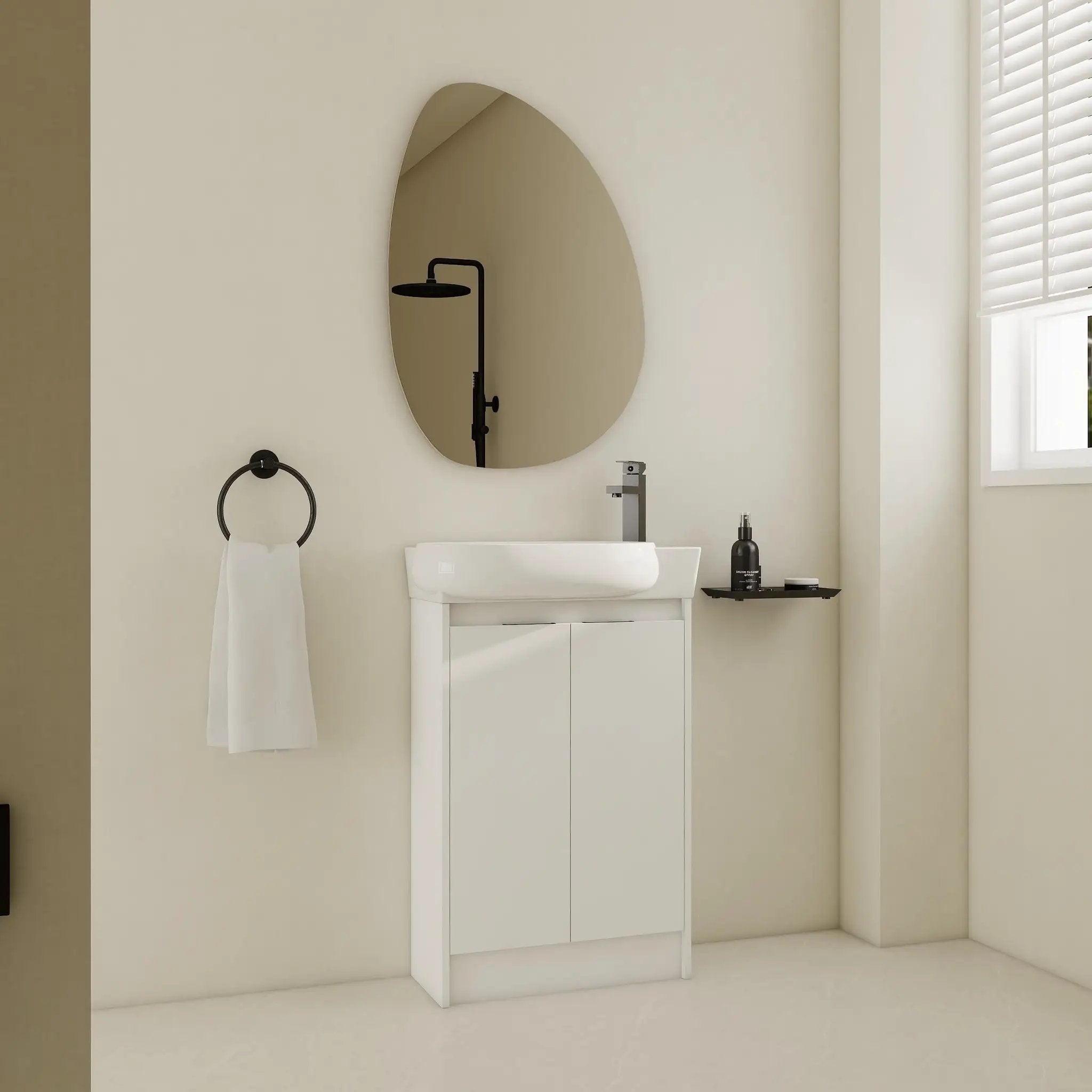 23" Freestanding Bathroom Vanity with Sink, Soft Close Doors by HouseOfZazla
