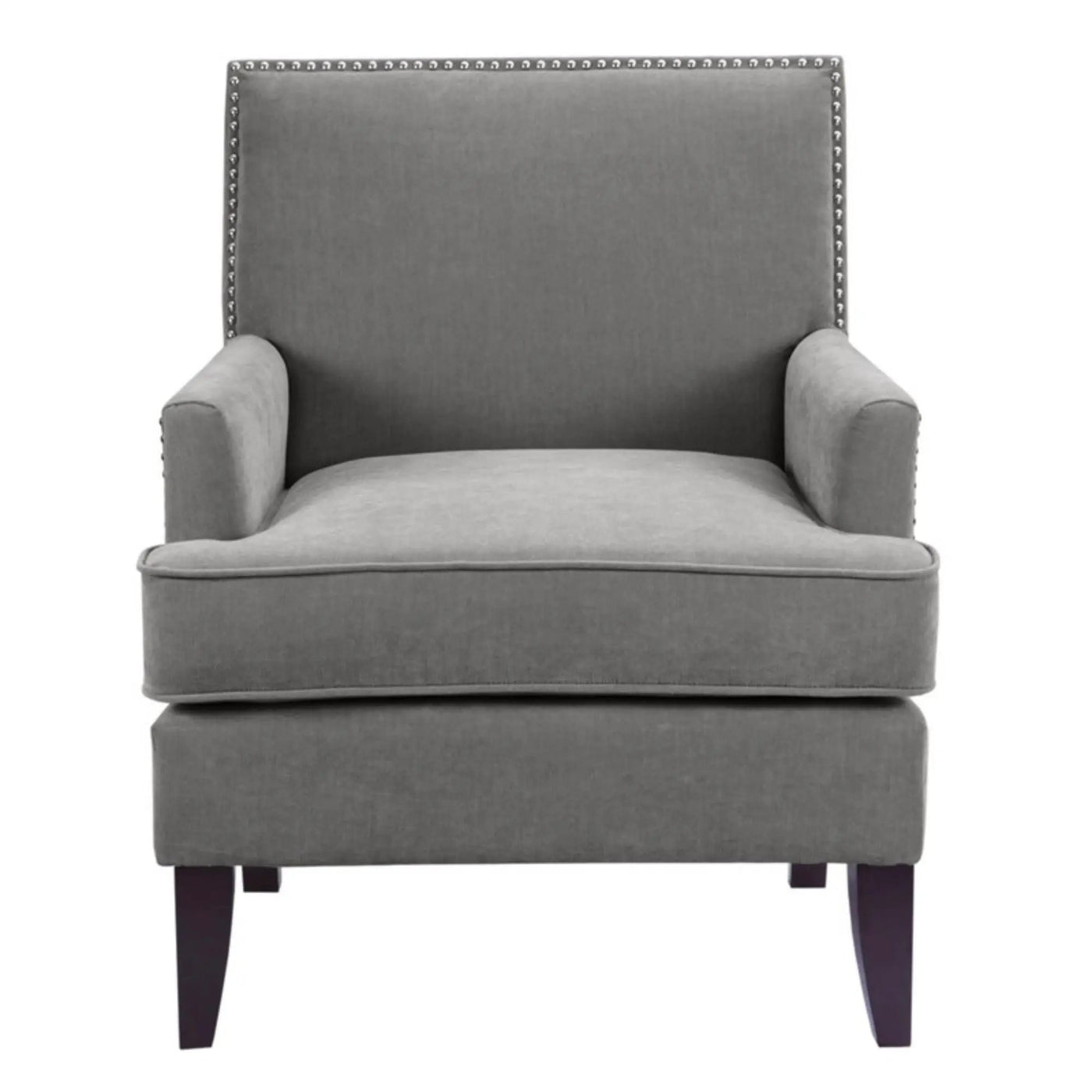Colton - Track Arm Club Chair With Nailhead Trim by HouseOfZazla
