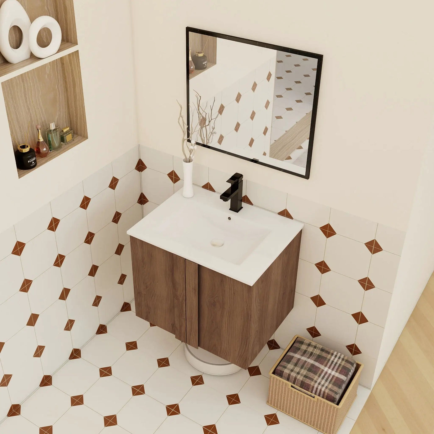 Floating Bathroom Vanity With Sink Combo by HouseOfZazla