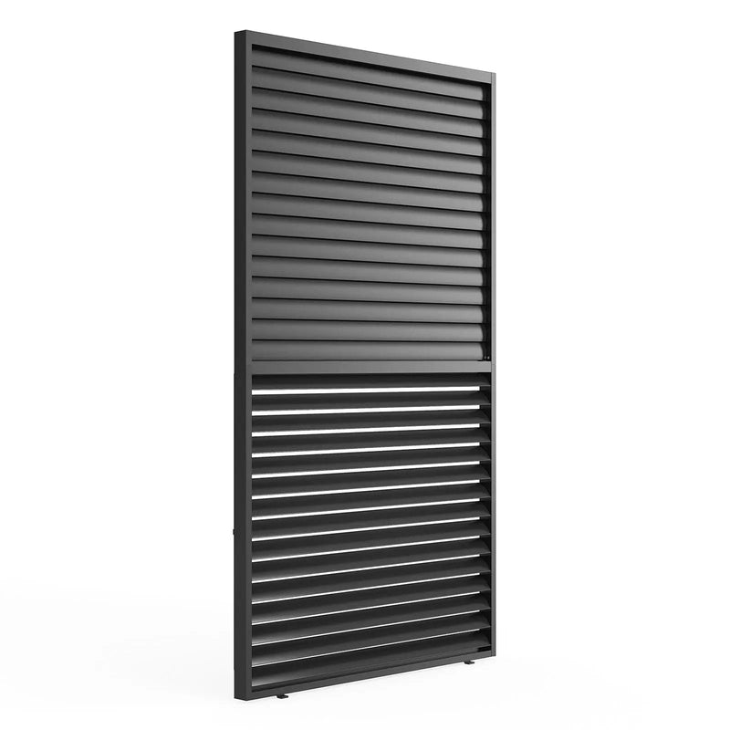Louver Grille 1 / 3 10Ft Frame & Louvers - Black by Unique Piece Furniture