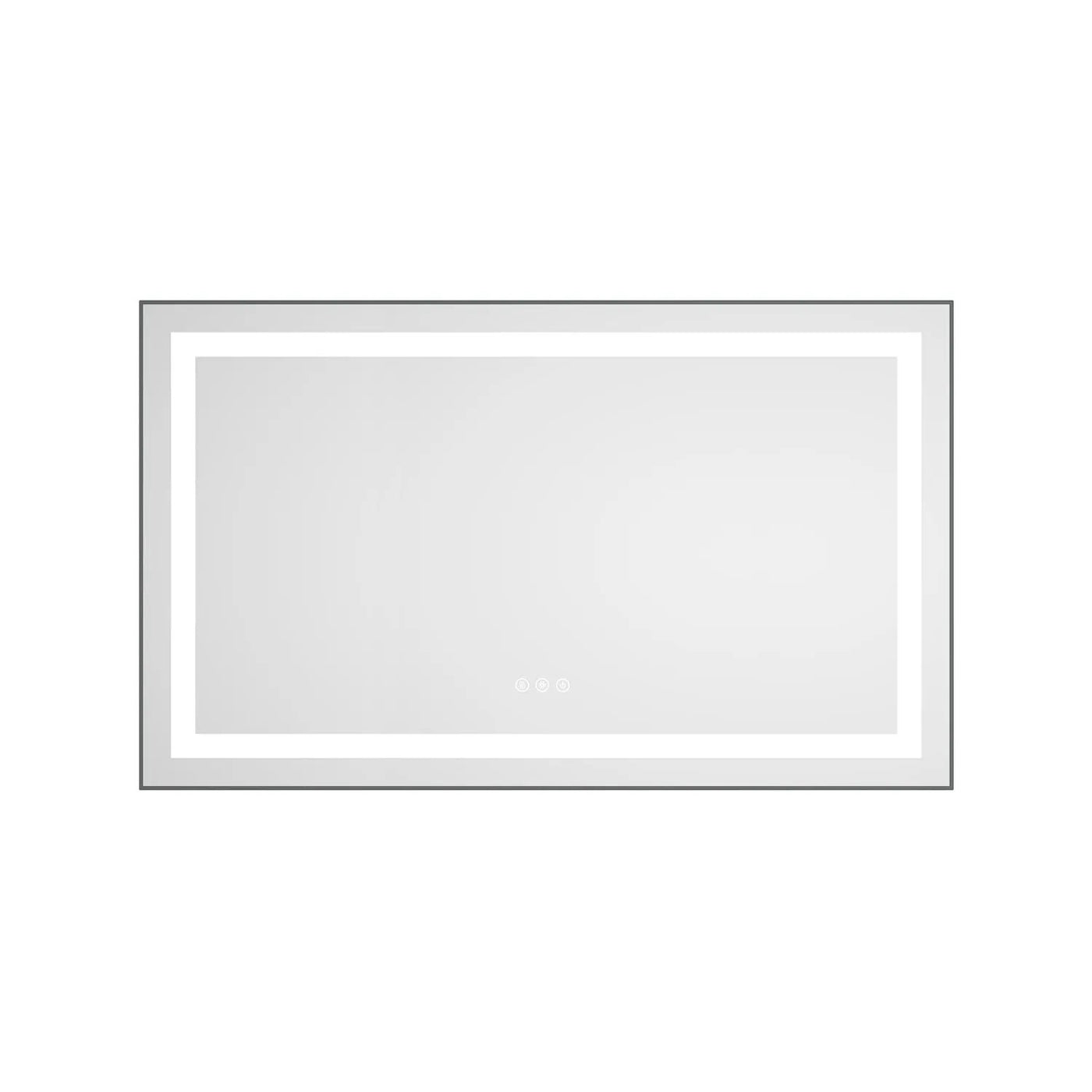 40 x 24 Inch LED Bathroom Mirror With Front And Backlight by HouseOfZazla