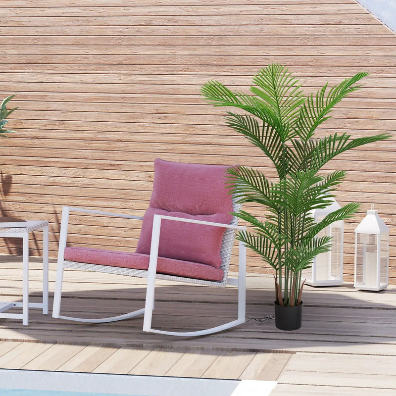 Simulate Plastic Flower Boxes With Leaves For Outdoor Home Decor (Set of 2) - by HouseOfZazla