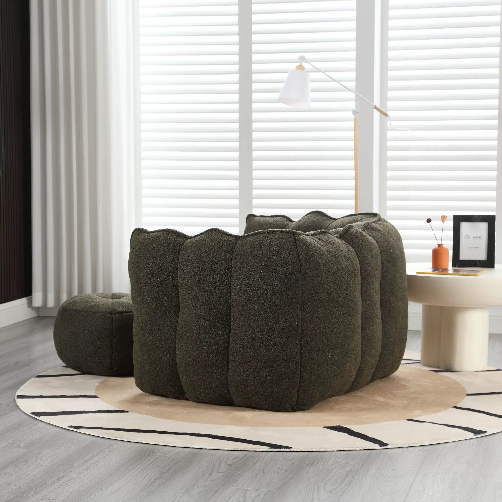 Soft Bean Bag Chair With High Resilient Foam by HouseOfZazla