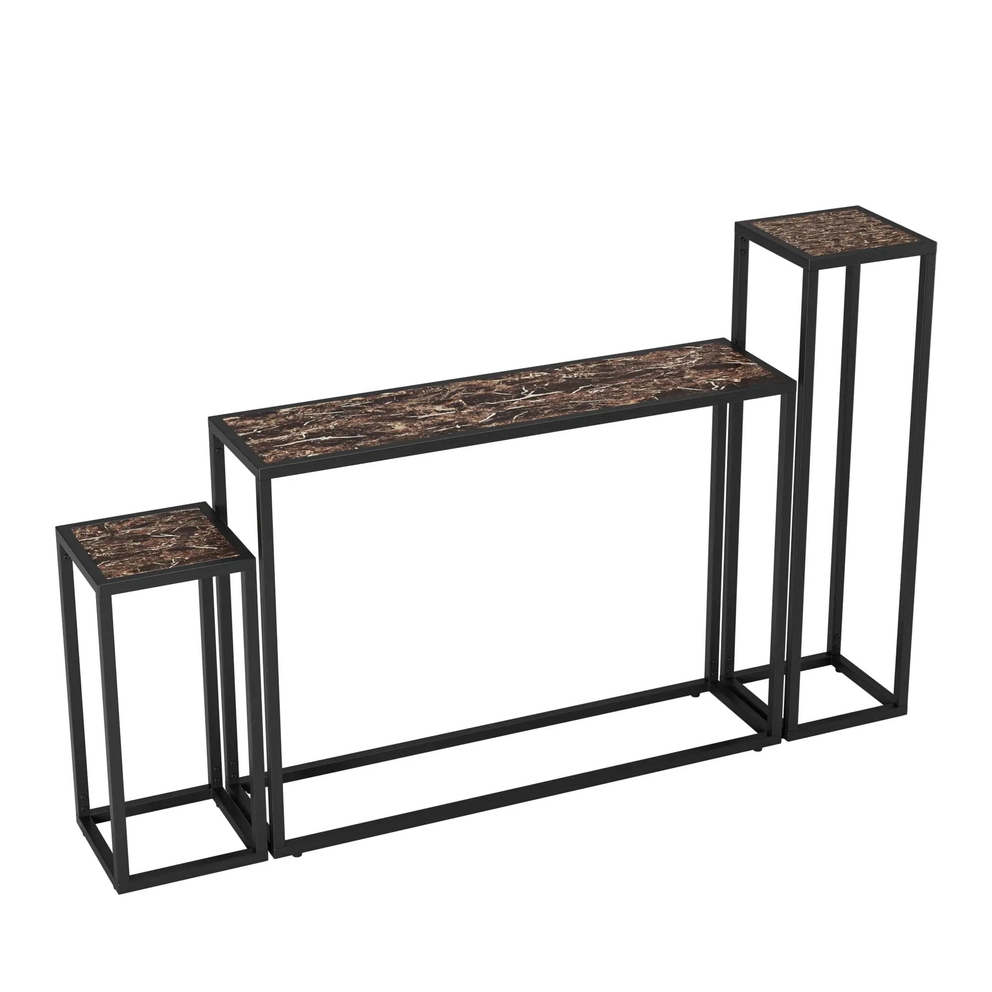 3-Piece Set of Narrow Table by HouseOfZazla