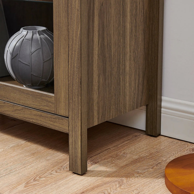 High Arched Storage Cabinet with Lamp by HouseOfZazla