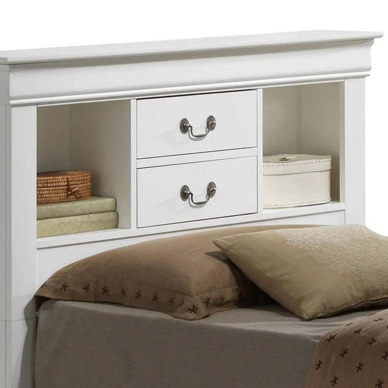 Traditional Style Bookcase Storage Bed by Unique Piece Furniture