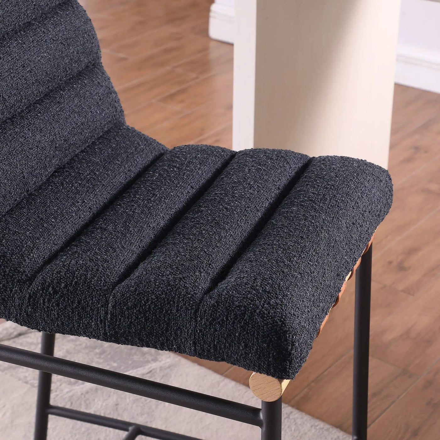Lahni - 17" Boucle Fabric Counter Height Chair by HouseOfZazla