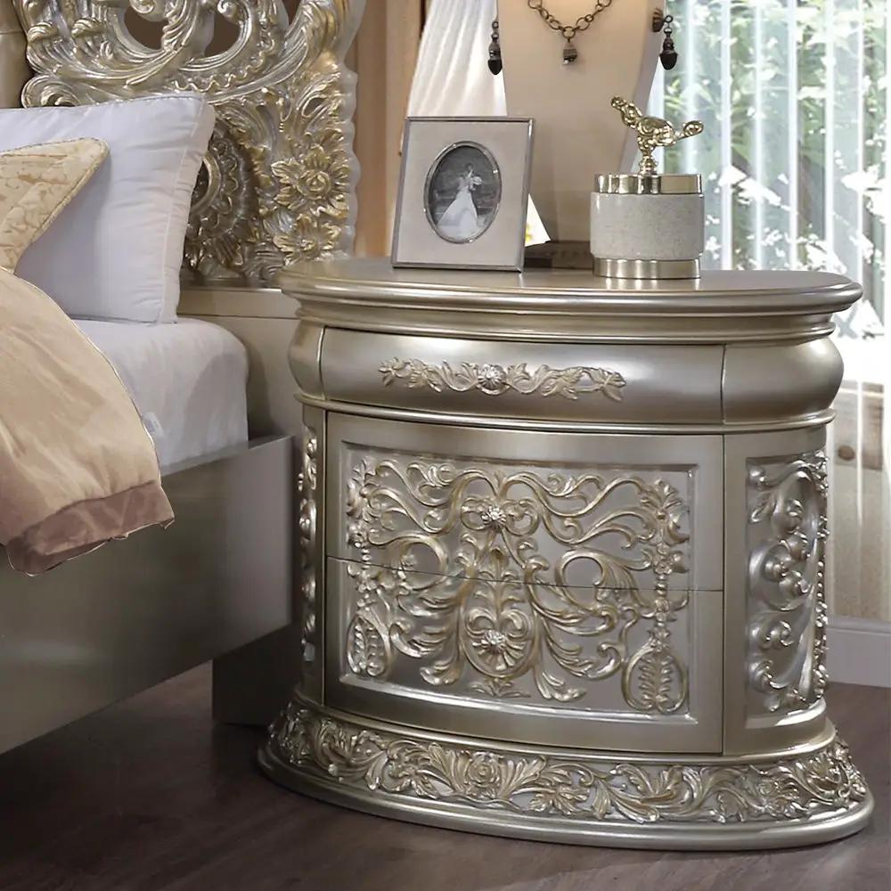 Sorina - Nightstand - Antique Gold by Unique Piece Furniture