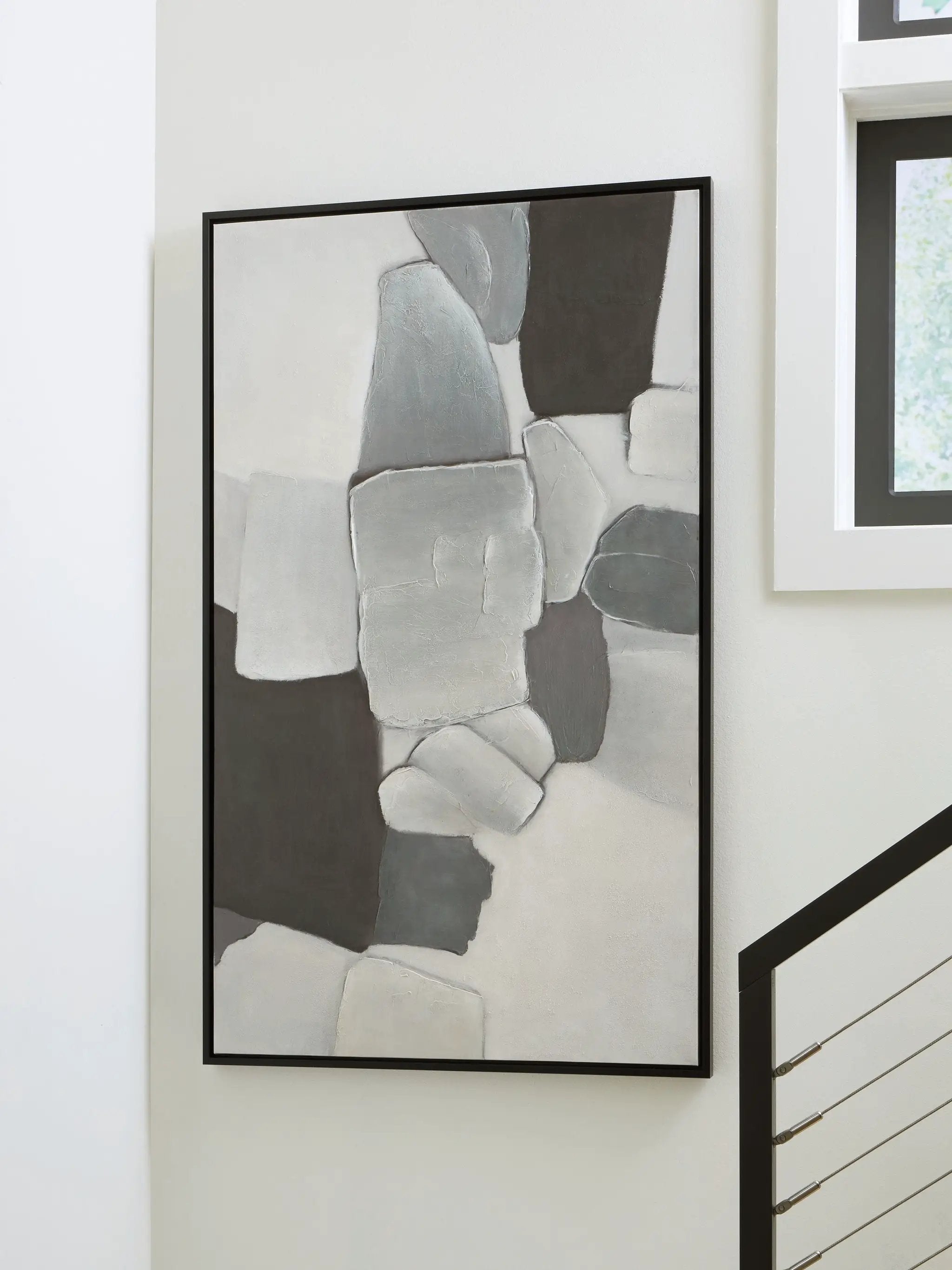 Adilson - Wall Art - White / Gray / Black by Unique Piece Furniture