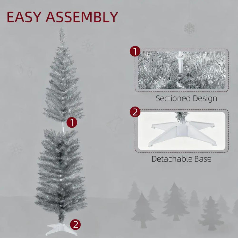 Slim Xmas Tree - Artificial Pencil Christmas Tree by HouseOfZazla