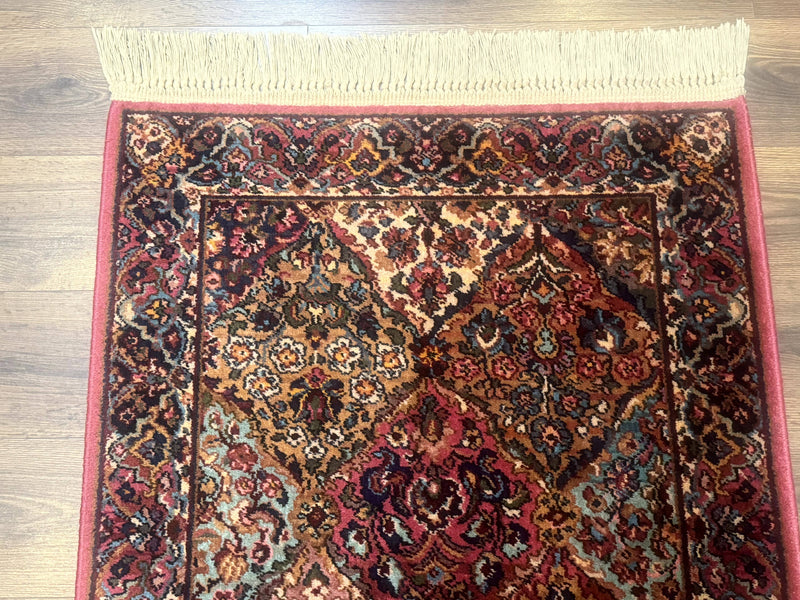 Karastan Rug 3x5 Multicolor Panel Kirman #717, Original 700 Series, Wool Pile, Discontinued by Jewel Rugs