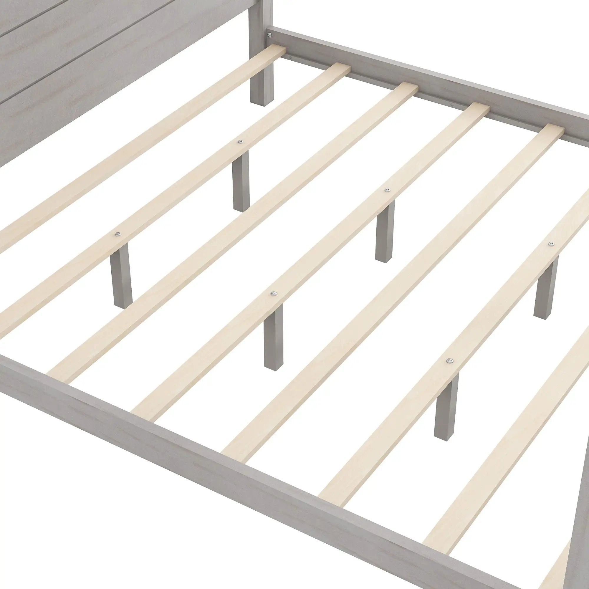 anopy Platform Bed With Headboard And Support Legs by HouseOfZazla
