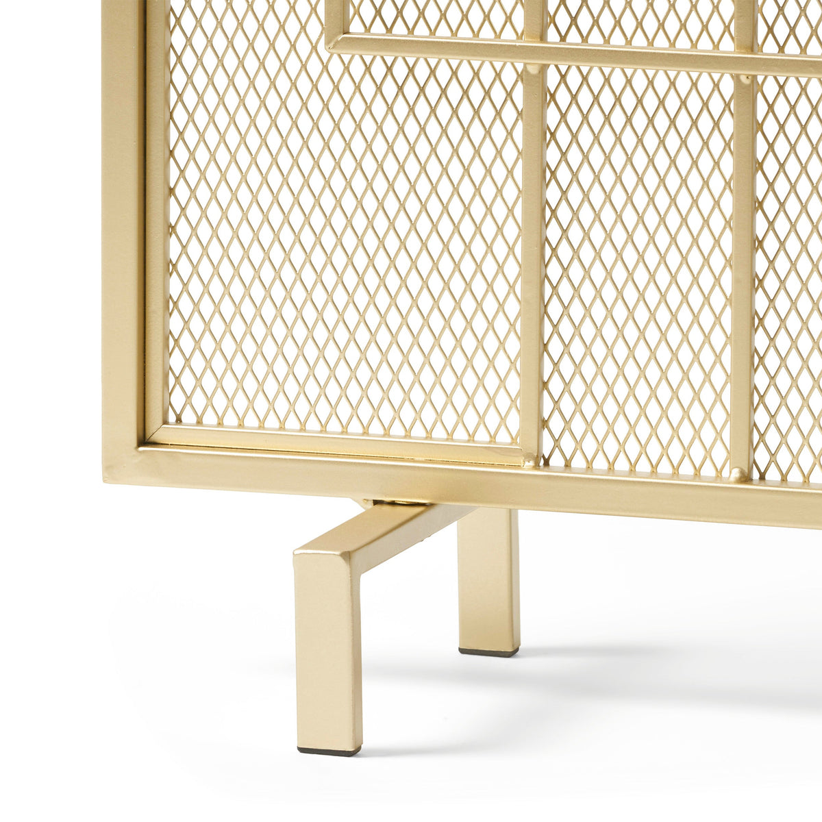 Dorothy Modern Single Panel Iron Fire Screen, photo 9 of 9