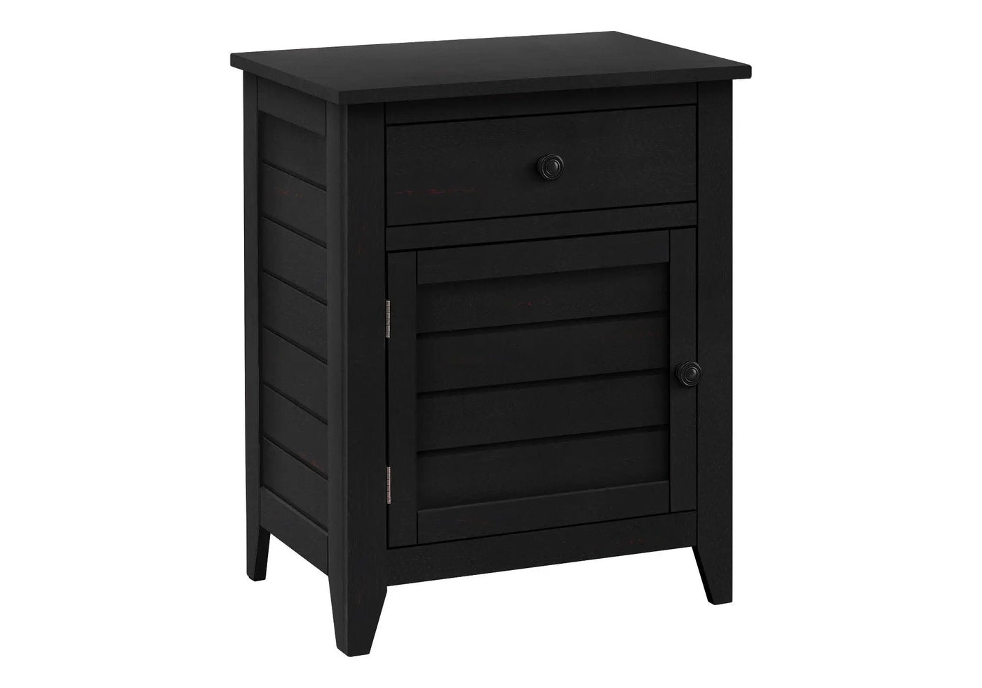 Accent Nightstand, Storage Drawer, Transitional by HouseOfZazla