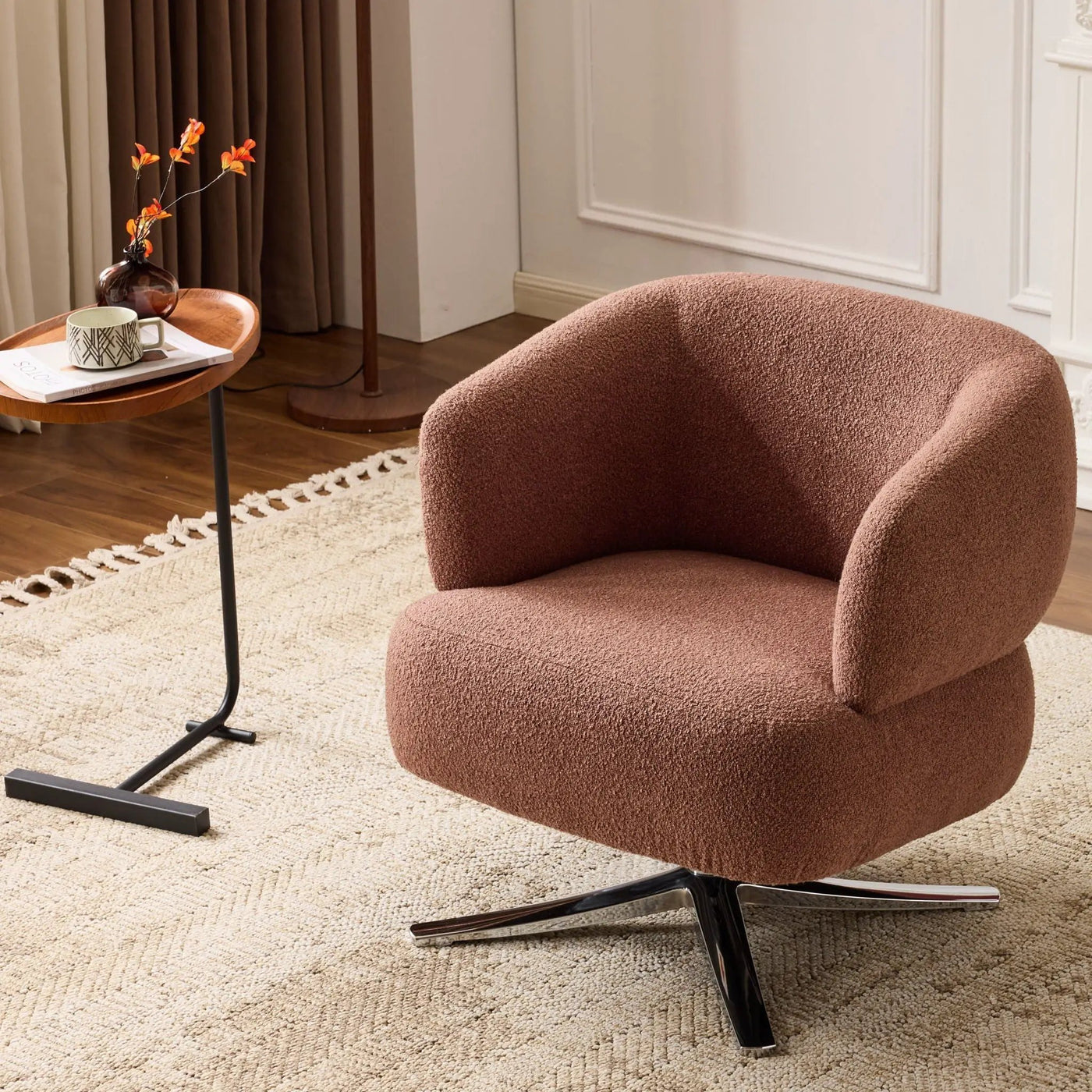 Cuddle Style Leisure Swivel Sofa Chair by HouseOfZazla
