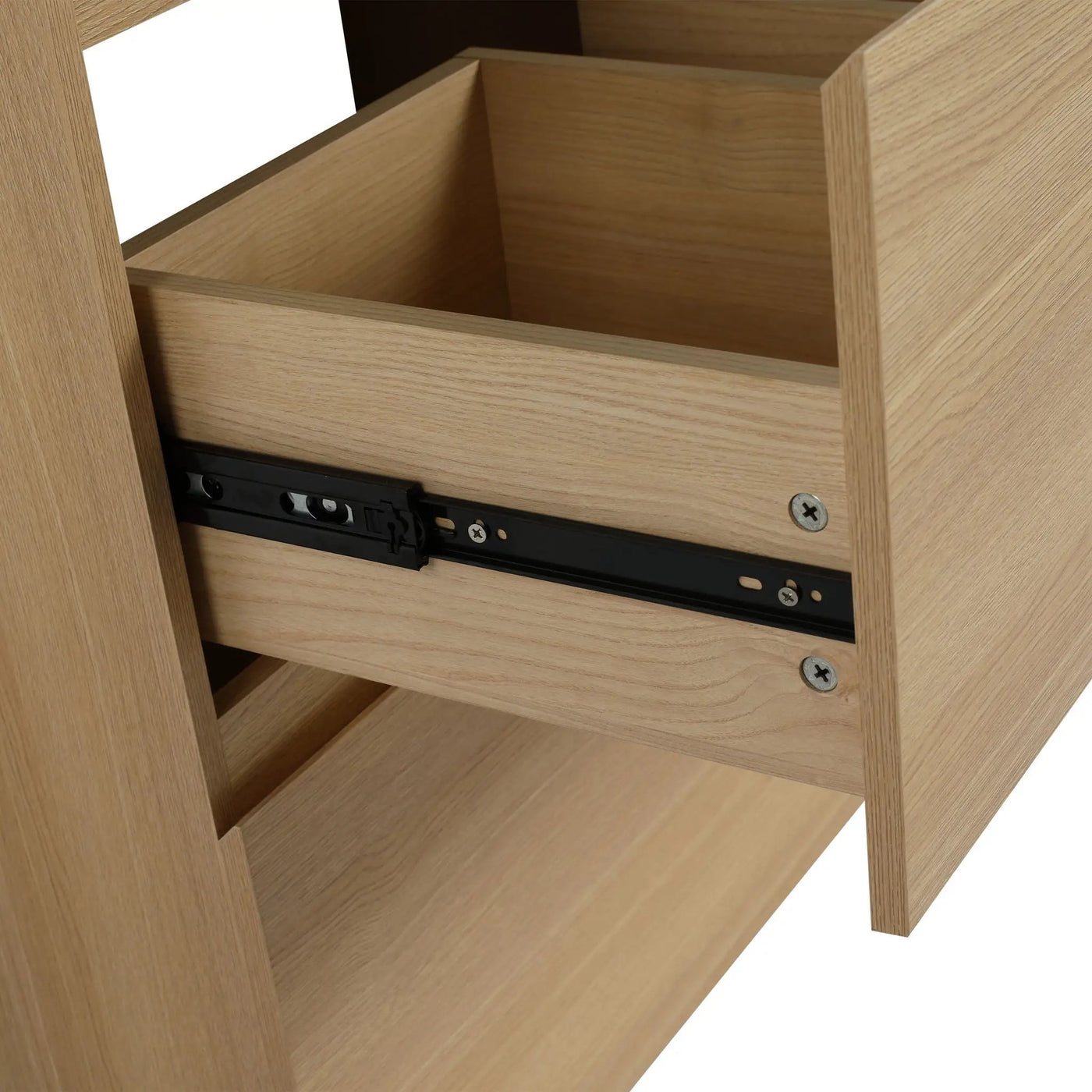 Modern Freestanding Bathroom Vanity Cabinet With Double Drawer by HouseOfZazla