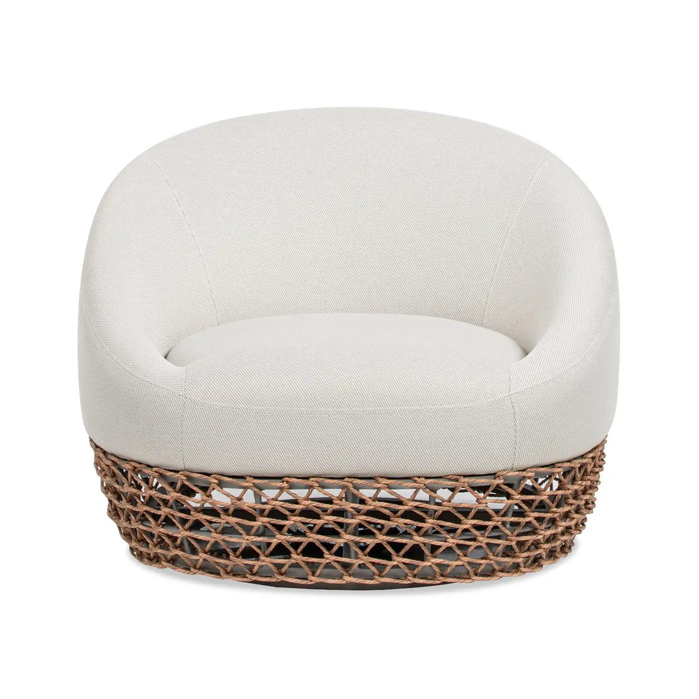 Willow - Upholstered Patio Deep Seating Armchair, Wicker Frame by Unique Piece Furniture