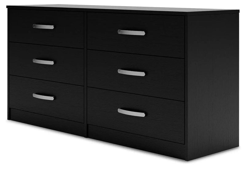 Finch - Six Drawer Dresser - 29'' Height - Black by Unique Piece Furniture