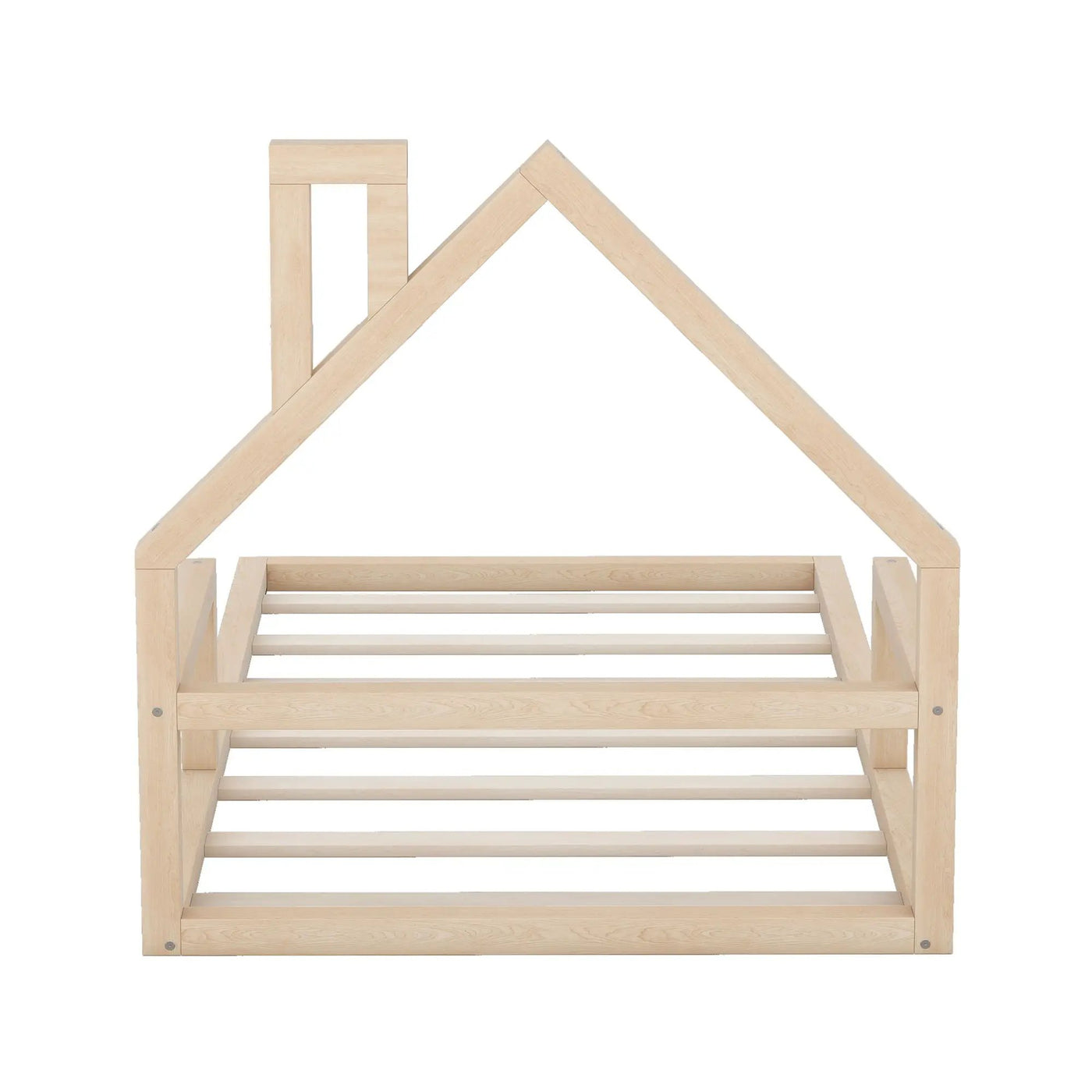 Floor Bed With House Shaped Headboard by HouseOfZazla