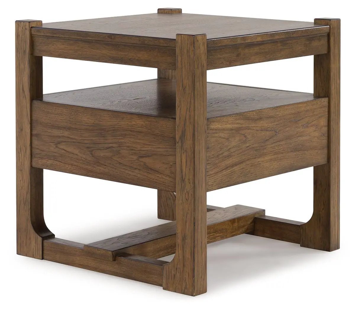 Cabalynn - Square End Table - Light Brown by Unique Piece Furniture