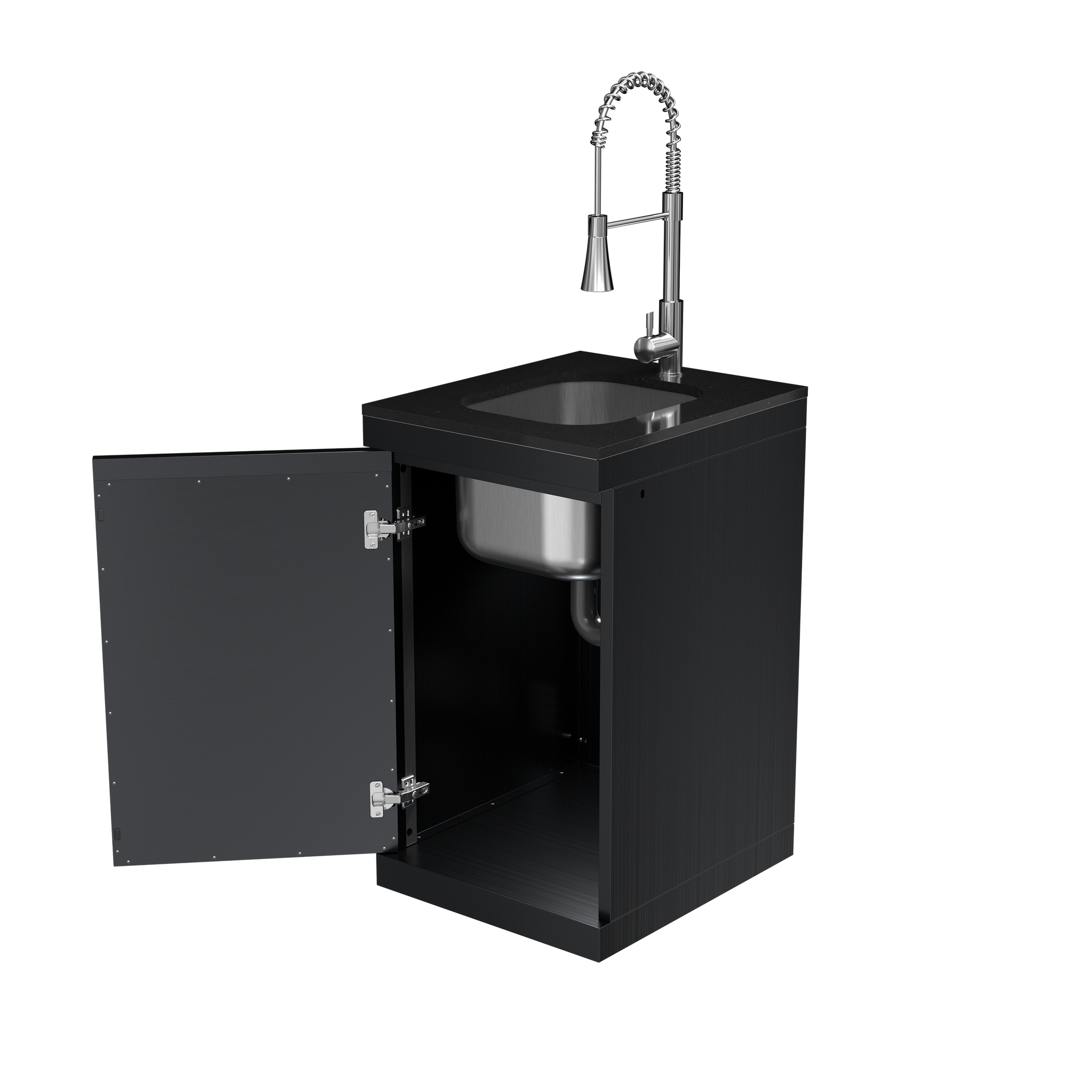 Sink Cabinet with Tap Stainless Steel Outdoor Kitchen Islands by HouseOfZazla