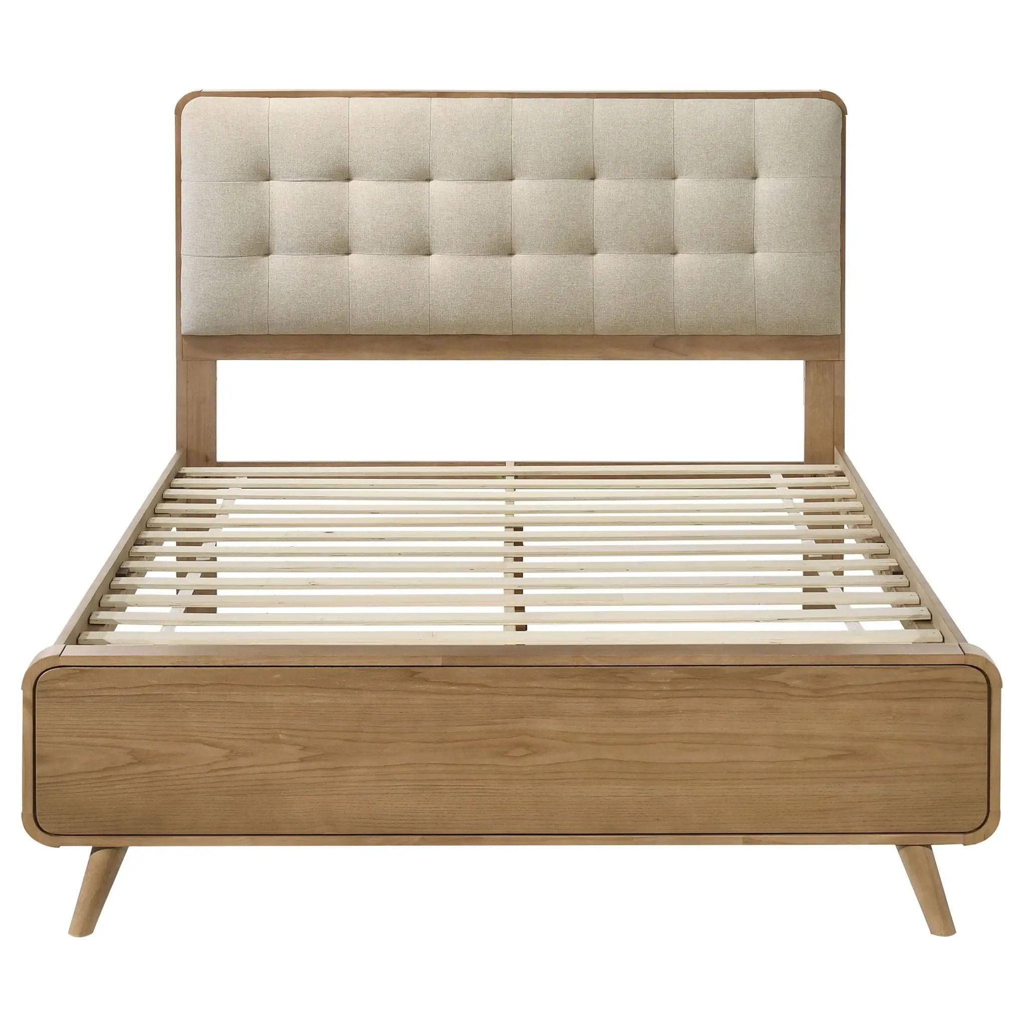 Robyn Wood Eastern King Platform Bed Light Ash by Unique Piece Furniture