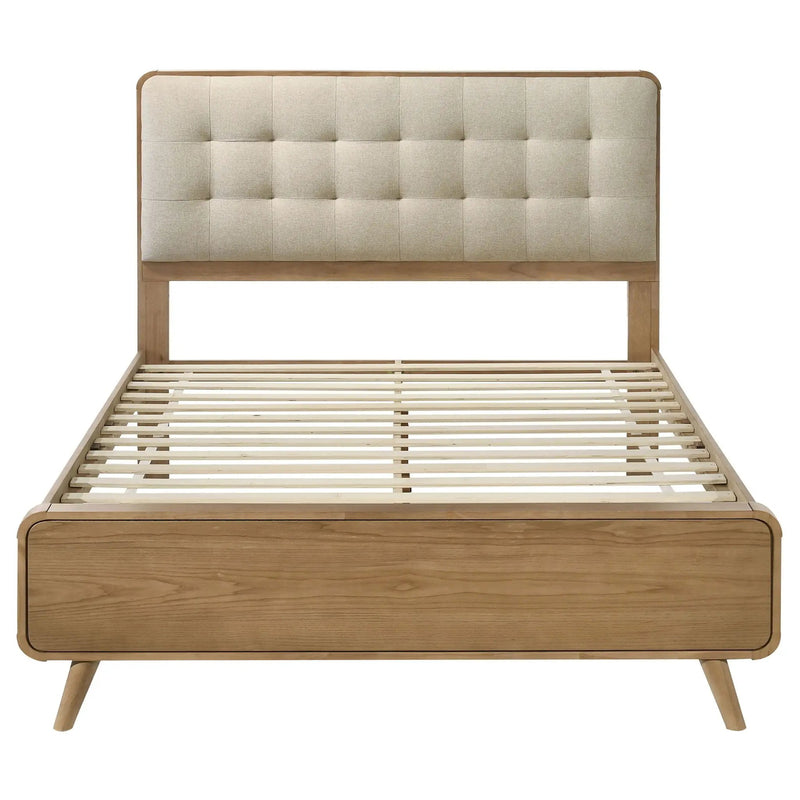 Robyn Wood Eastern King Platform Bed Light Ash by Unique Piece Furniture