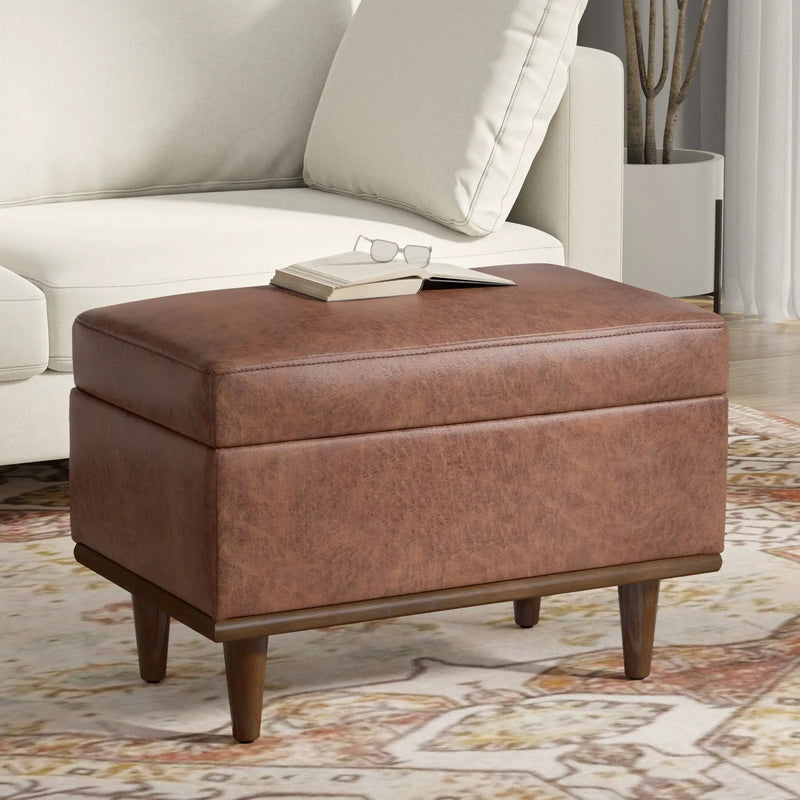 Shiloh - Small Storage Ottoman by HouseOfZazla
