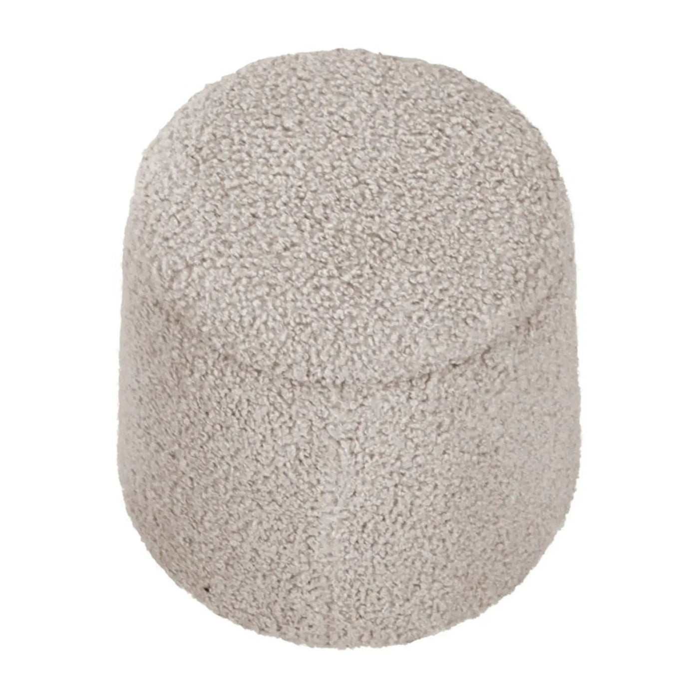 Elegant Round Storage Ottoman Upholstered by HouseOfZazla