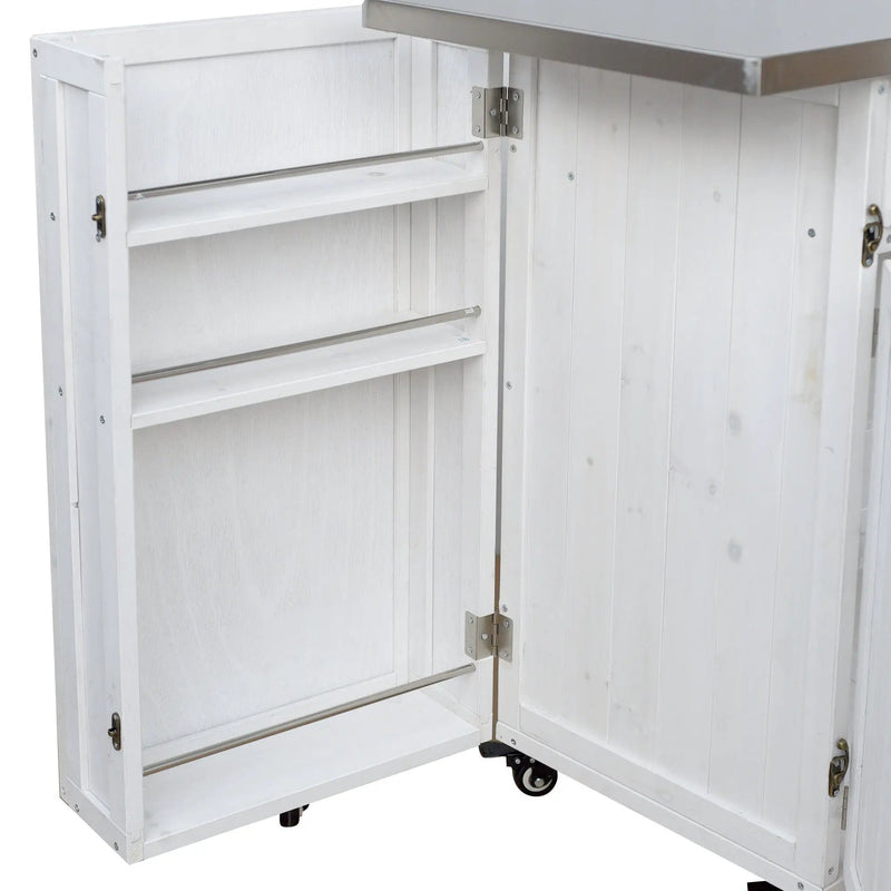 Outdoor Kitchen Island Fir Wood Prep Station by HouseOfZazla