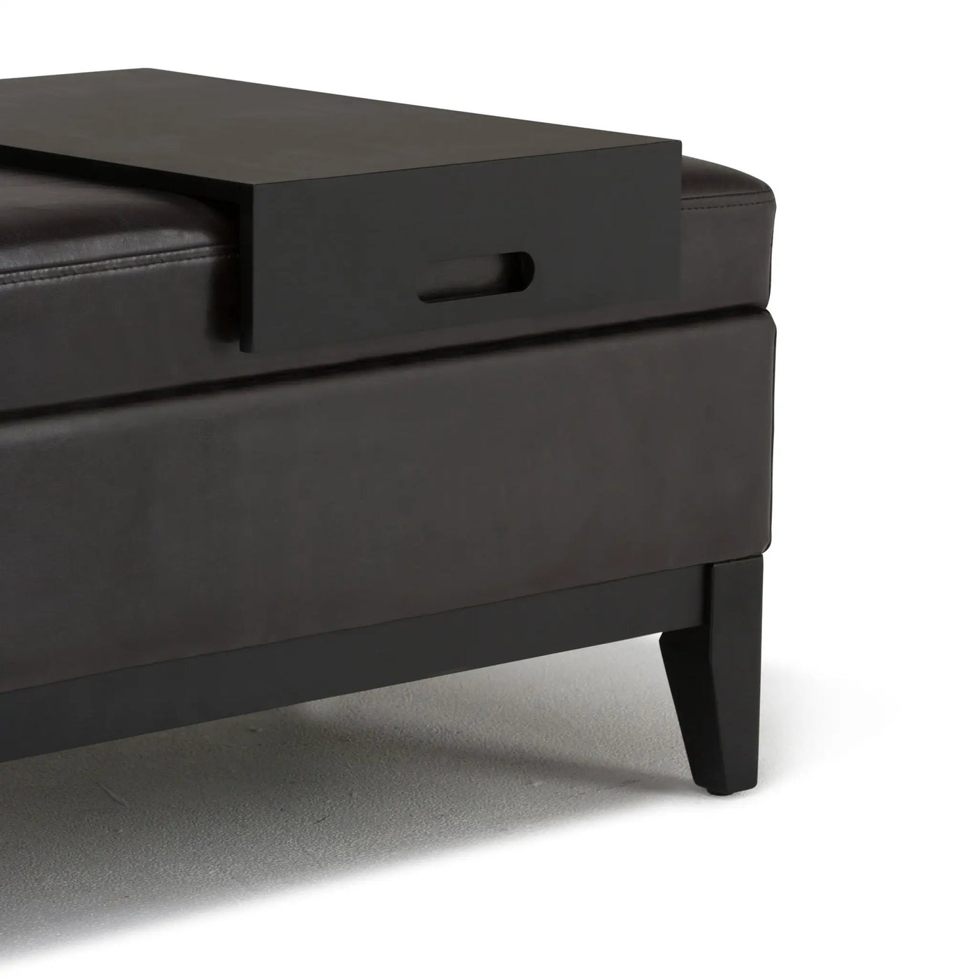 Oregon - Contemporary Storage Ottoman Bench With Tray by Unique Piece Furniture