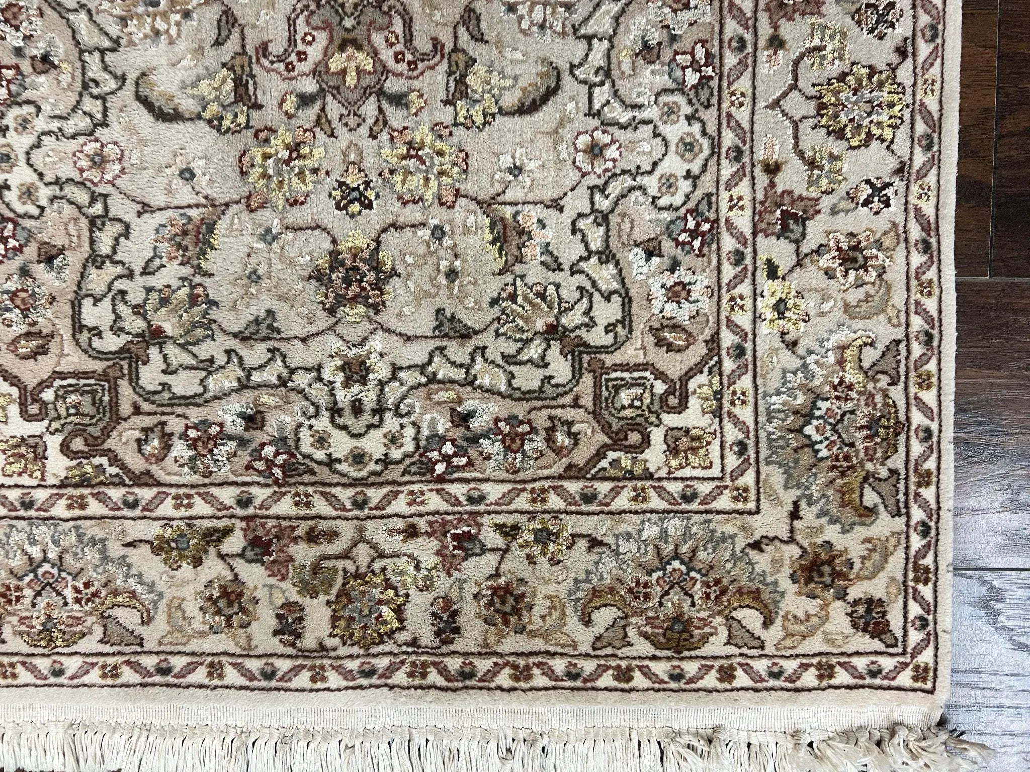 Sino Persian Rug 2.5 x 4, Hand Knotted Oriental Carpet, Small Persian Rug, Floral Medallion, Wool, Vintage by Jewel Rugs